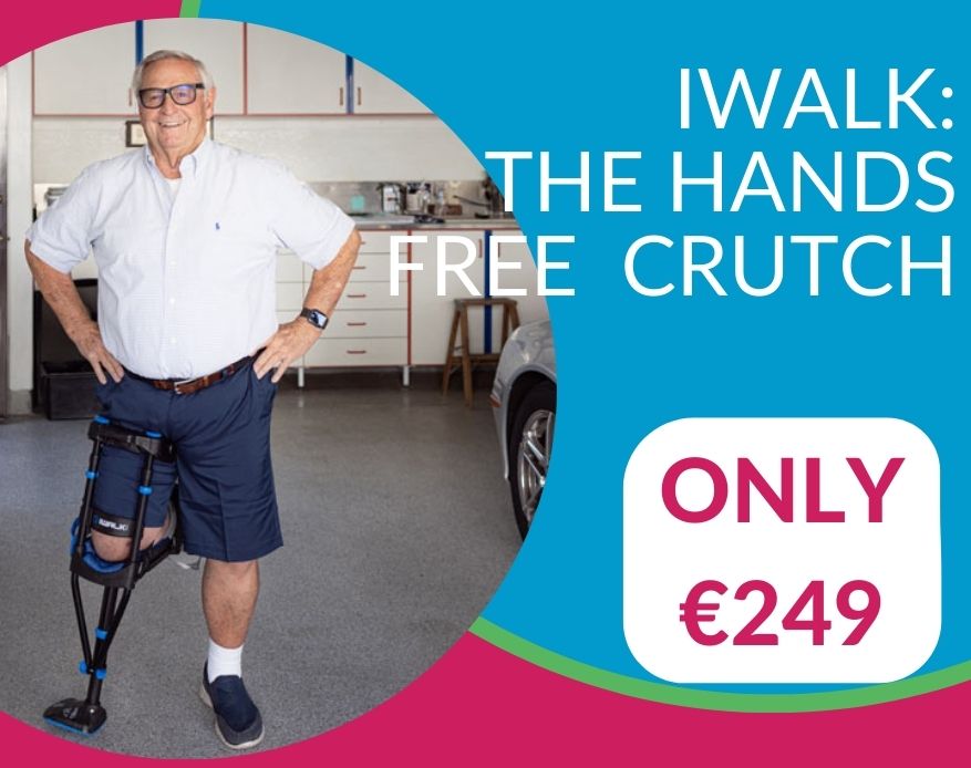 IWALK - The Hands-Free and Pain-Free Crutch