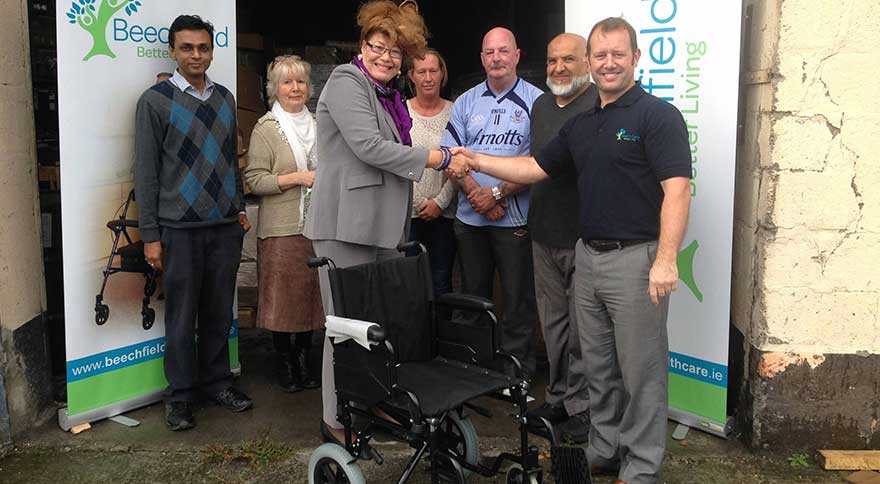 Beechfield Healthcare Send Wheelchairs To Gaza