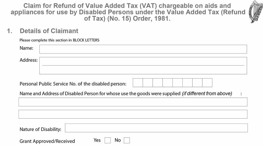 Reclaiming VAT On Disability Products